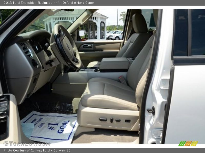 Oxford White / Camel 2013 Ford Expedition EL Limited 4x4