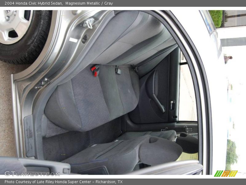 Magnesium Metallic / Gray 2004 Honda Civic Hybrid Sedan