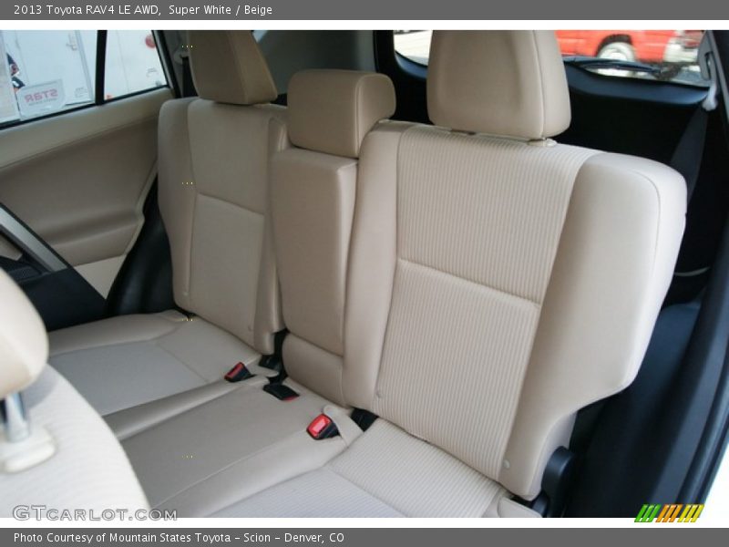Super White / Beige 2013 Toyota RAV4 LE AWD