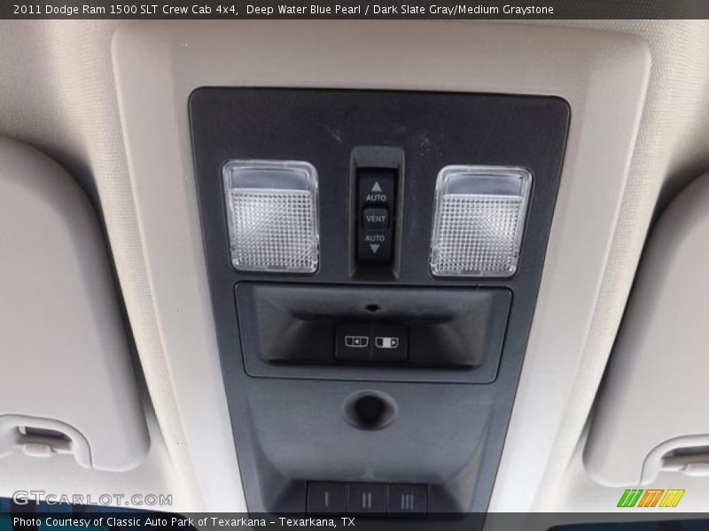 Deep Water Blue Pearl / Dark Slate Gray/Medium Graystone 2011 Dodge Ram 1500 SLT Crew Cab 4x4