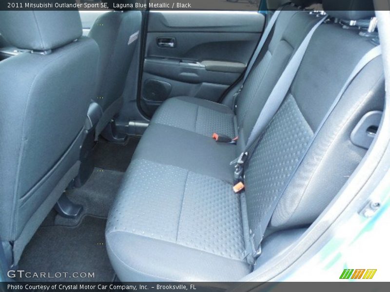 Laguna Blue Metallic / Black 2011 Mitsubishi Outlander Sport SE