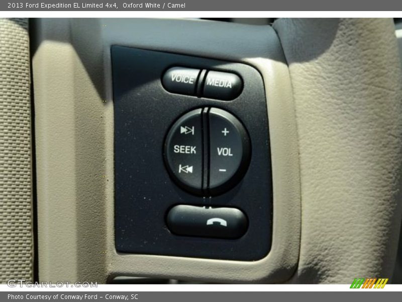 Oxford White / Camel 2013 Ford Expedition EL Limited 4x4