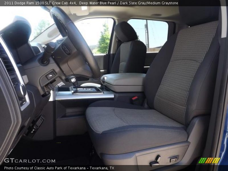 Deep Water Blue Pearl / Dark Slate Gray/Medium Graystone 2011 Dodge Ram 1500 SLT Crew Cab 4x4