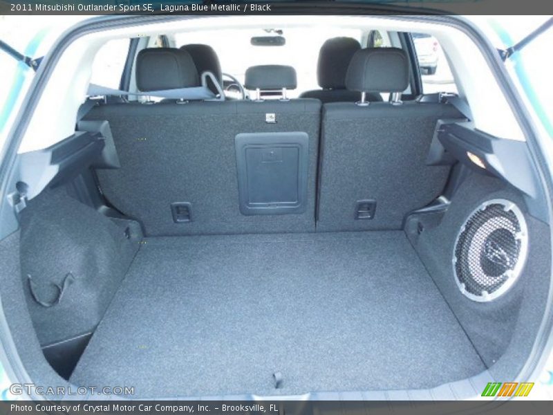 Laguna Blue Metallic / Black 2011 Mitsubishi Outlander Sport SE