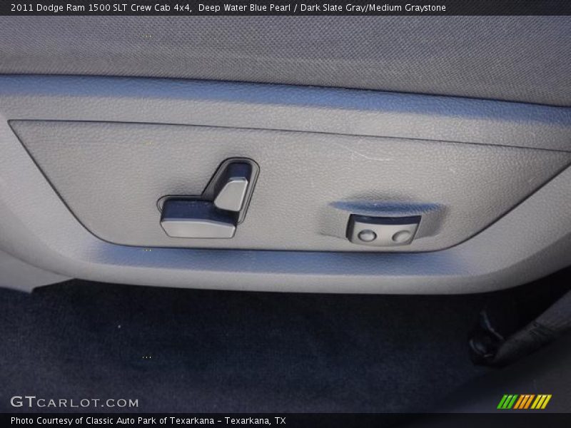 Deep Water Blue Pearl / Dark Slate Gray/Medium Graystone 2011 Dodge Ram 1500 SLT Crew Cab 4x4