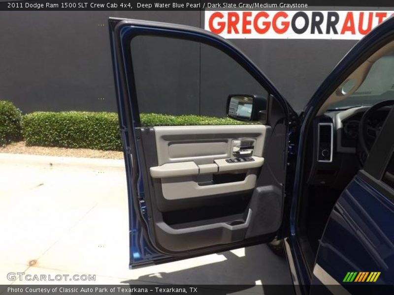Deep Water Blue Pearl / Dark Slate Gray/Medium Graystone 2011 Dodge Ram 1500 SLT Crew Cab 4x4