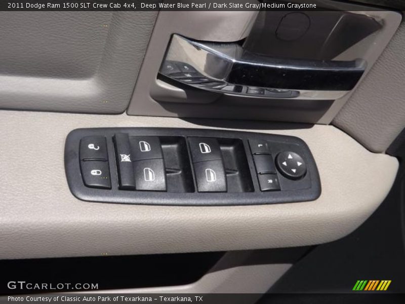 Deep Water Blue Pearl / Dark Slate Gray/Medium Graystone 2011 Dodge Ram 1500 SLT Crew Cab 4x4