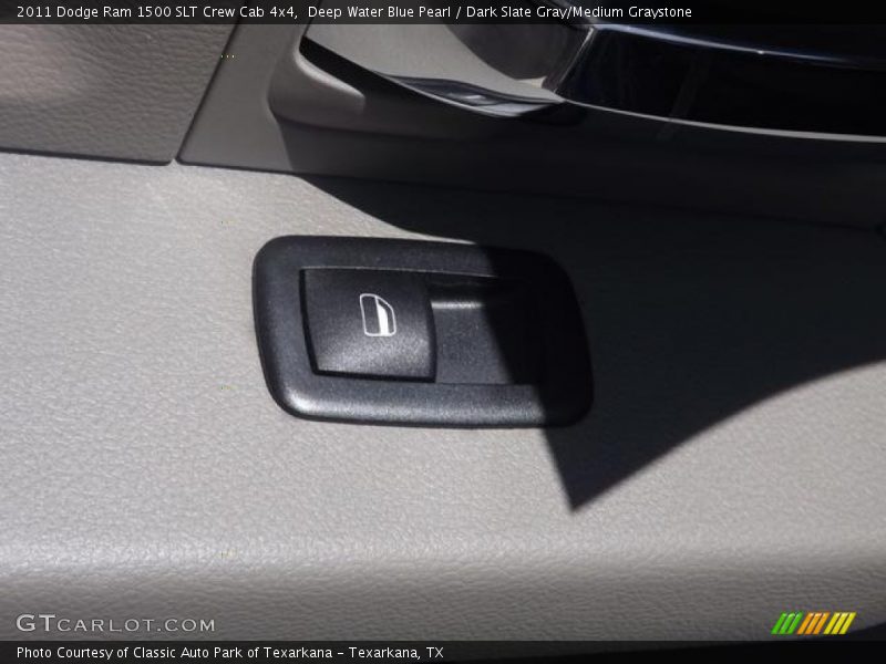 Deep Water Blue Pearl / Dark Slate Gray/Medium Graystone 2011 Dodge Ram 1500 SLT Crew Cab 4x4