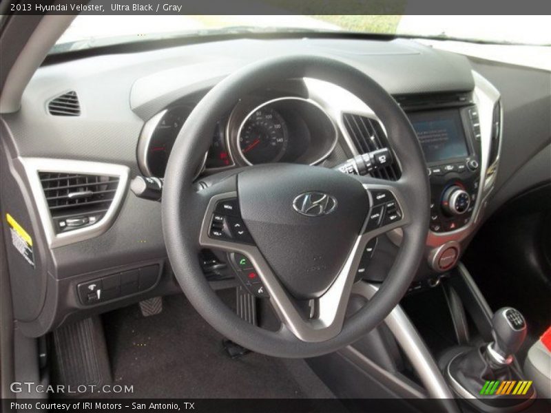 Ultra Black / Gray 2013 Hyundai Veloster