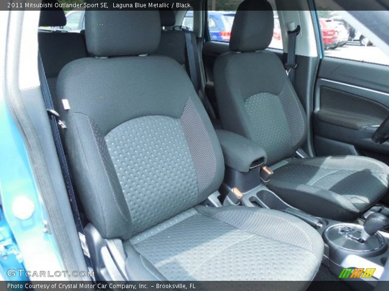 Laguna Blue Metallic / Black 2011 Mitsubishi Outlander Sport SE