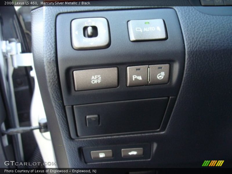 Mercury Silver Metallic / Black 2008 Lexus LS 460