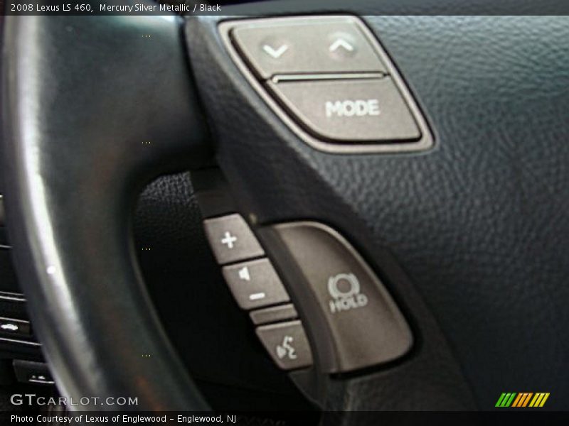 Mercury Silver Metallic / Black 2008 Lexus LS 460