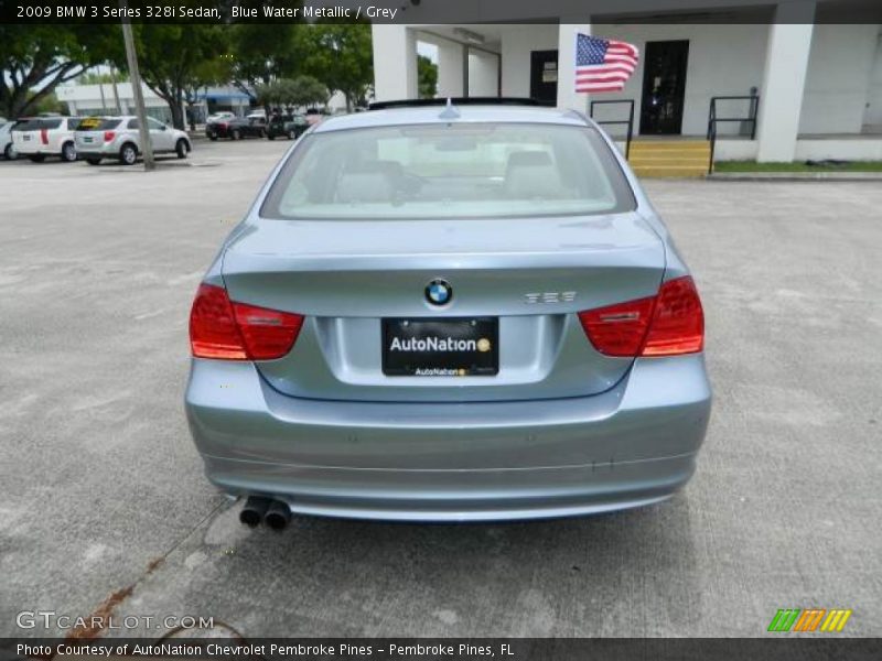 Blue Water Metallic / Grey 2009 BMW 3 Series 328i Sedan