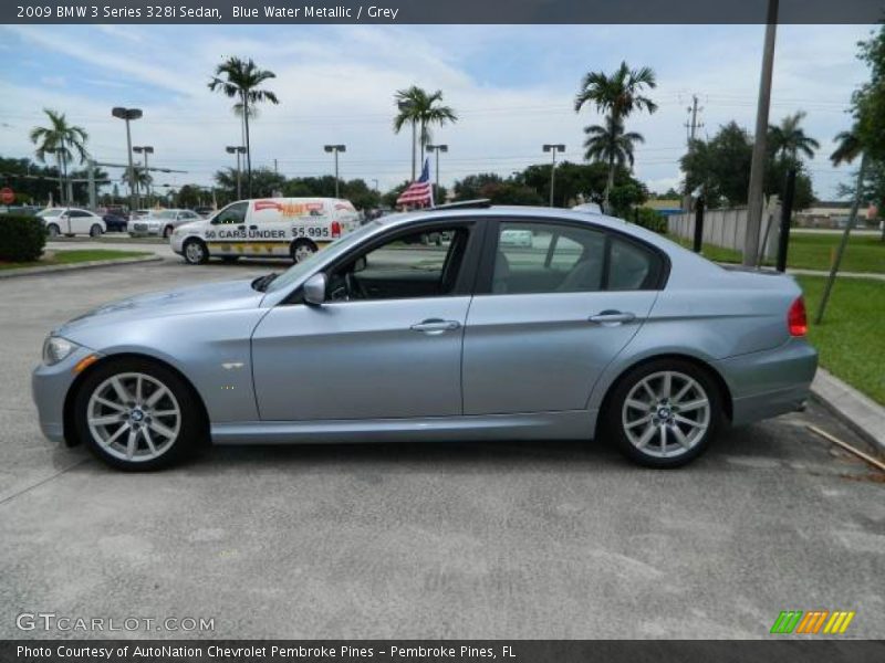 Blue Water Metallic / Grey 2009 BMW 3 Series 328i Sedan