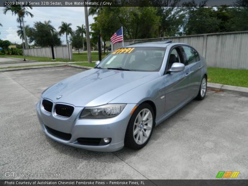 Blue Water Metallic / Grey 2009 BMW 3 Series 328i Sedan