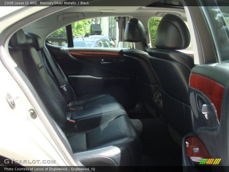 Mercury Silver Metallic / Black 2008 Lexus LS 460