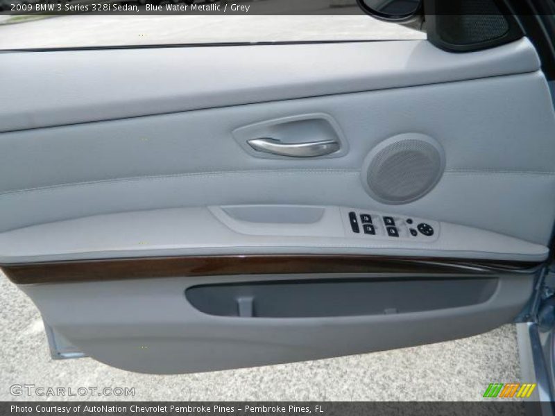 Blue Water Metallic / Grey 2009 BMW 3 Series 328i Sedan