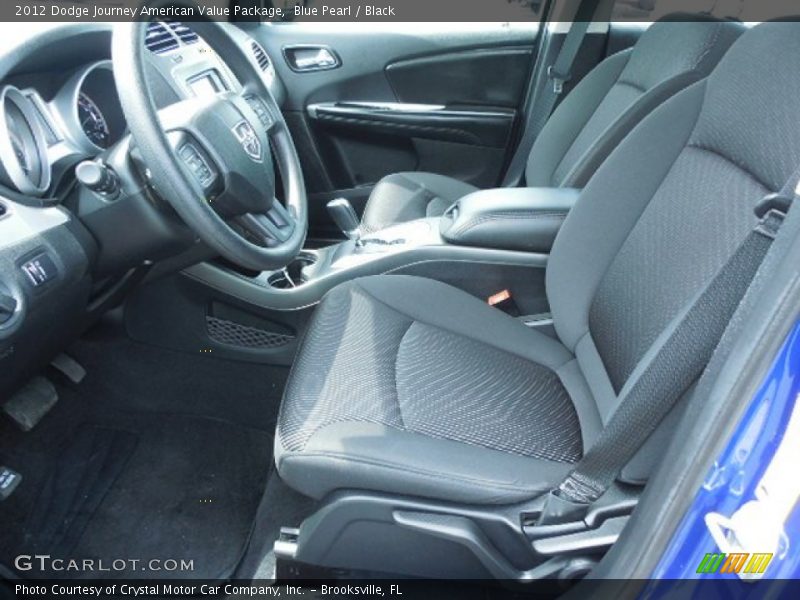 Blue Pearl / Black 2012 Dodge Journey American Value Package