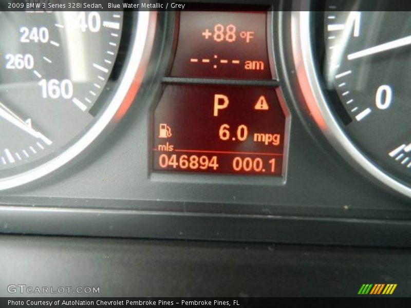 Blue Water Metallic / Grey 2009 BMW 3 Series 328i Sedan