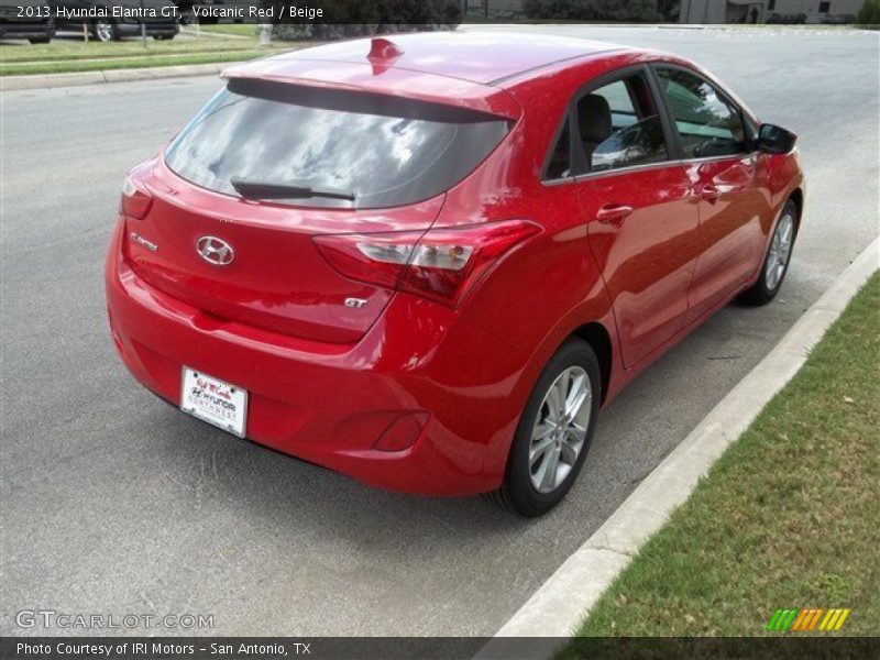 Volcanic Red / Beige 2013 Hyundai Elantra GT