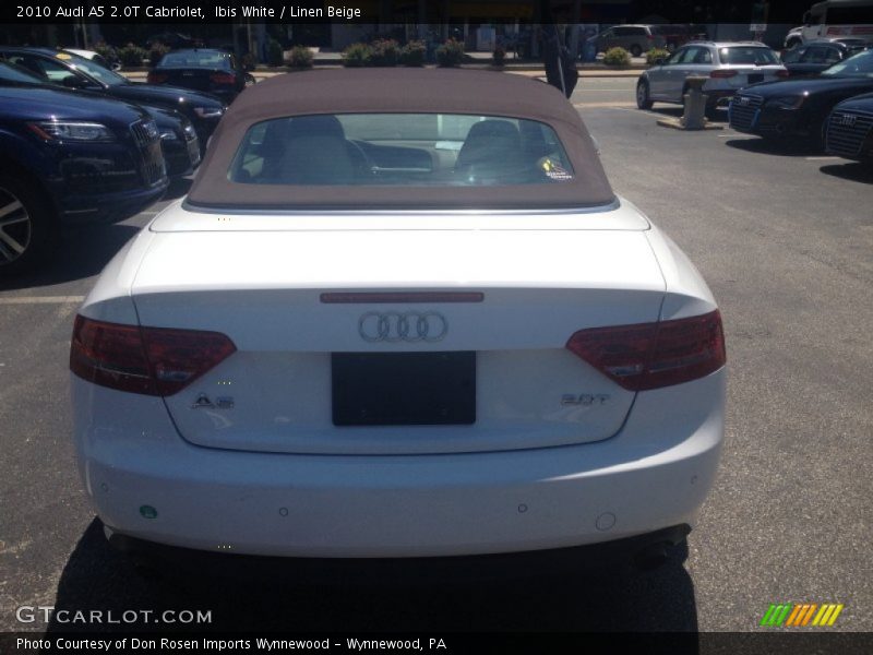 Ibis White / Linen Beige 2010 Audi A5 2.0T Cabriolet