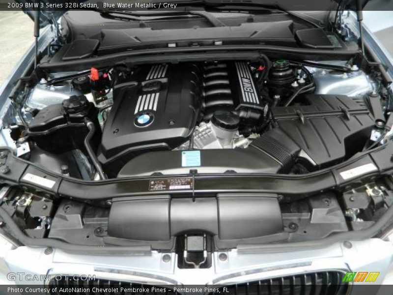 Blue Water Metallic / Grey 2009 BMW 3 Series 328i Sedan