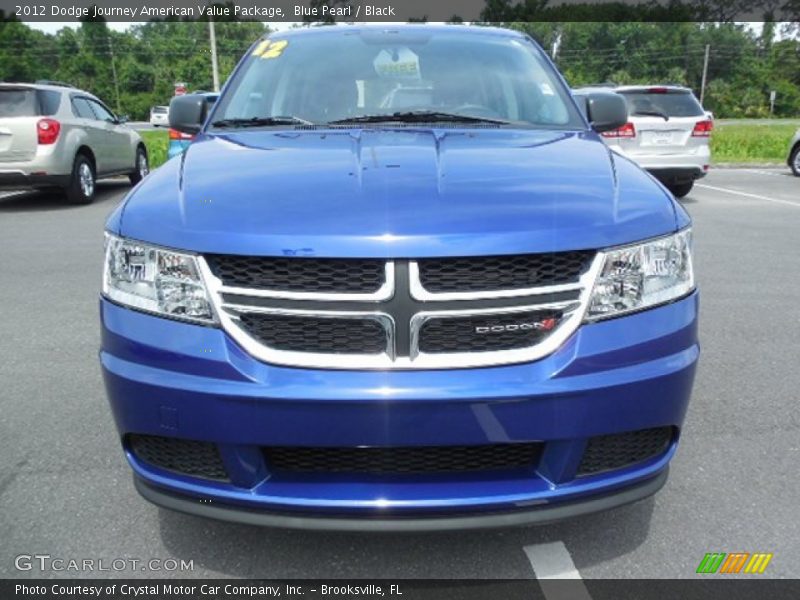 Blue Pearl / Black 2012 Dodge Journey American Value Package
