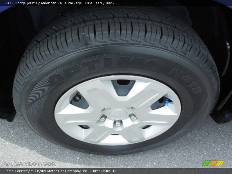 Blue Pearl / Black 2012 Dodge Journey American Value Package
