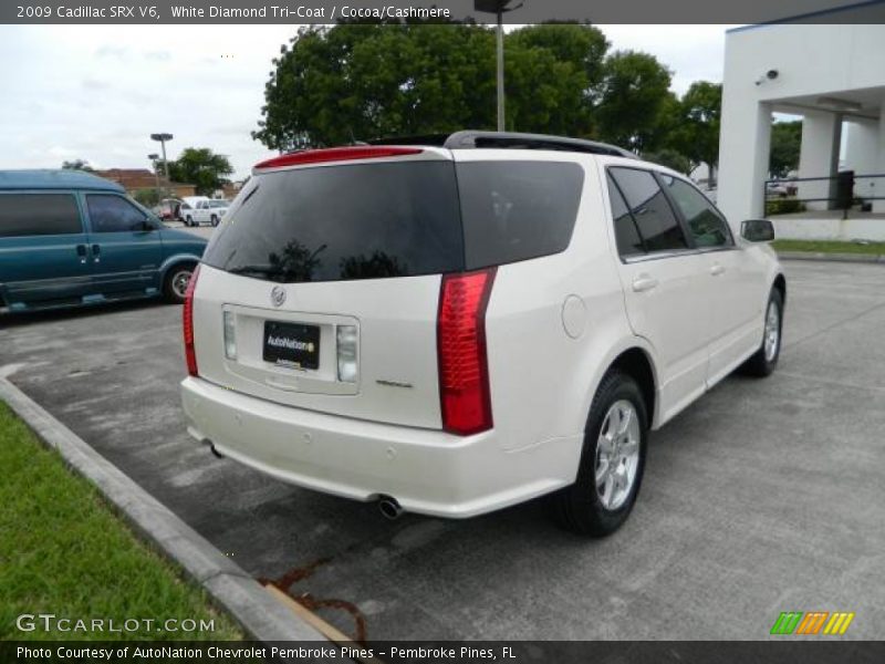 White Diamond Tri-Coat / Cocoa/Cashmere 2009 Cadillac SRX V6
