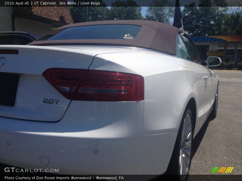 Ibis White / Linen Beige 2010 Audi A5 2.0T Cabriolet