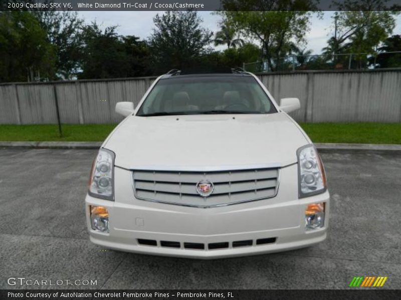 White Diamond Tri-Coat / Cocoa/Cashmere 2009 Cadillac SRX V6
