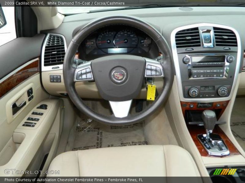 Dashboard of 2009 SRX V6
