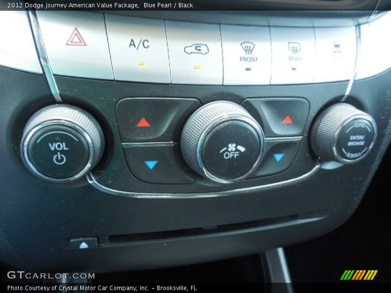 Blue Pearl / Black 2012 Dodge Journey American Value Package