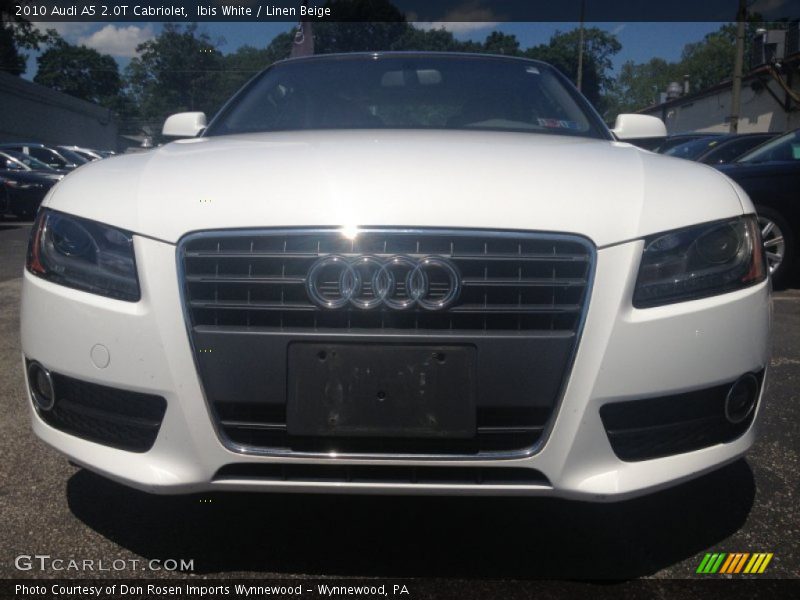 Ibis White / Linen Beige 2010 Audi A5 2.0T Cabriolet