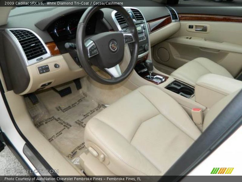 White Diamond Tri-Coat / Cocoa/Cashmere 2009 Cadillac SRX V6
