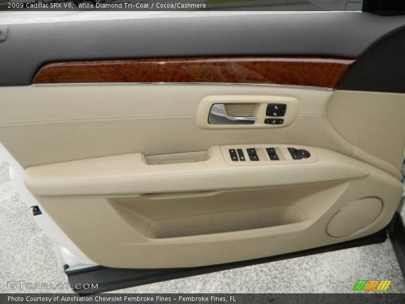 White Diamond Tri-Coat / Cocoa/Cashmere 2009 Cadillac SRX V6