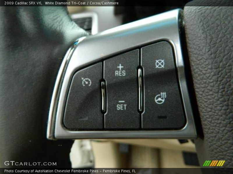 White Diamond Tri-Coat / Cocoa/Cashmere 2009 Cadillac SRX V6