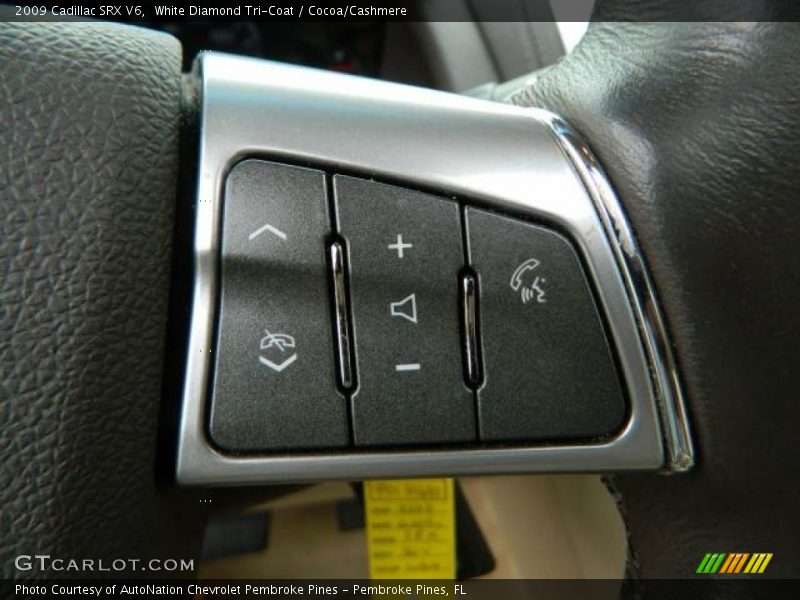 White Diamond Tri-Coat / Cocoa/Cashmere 2009 Cadillac SRX V6