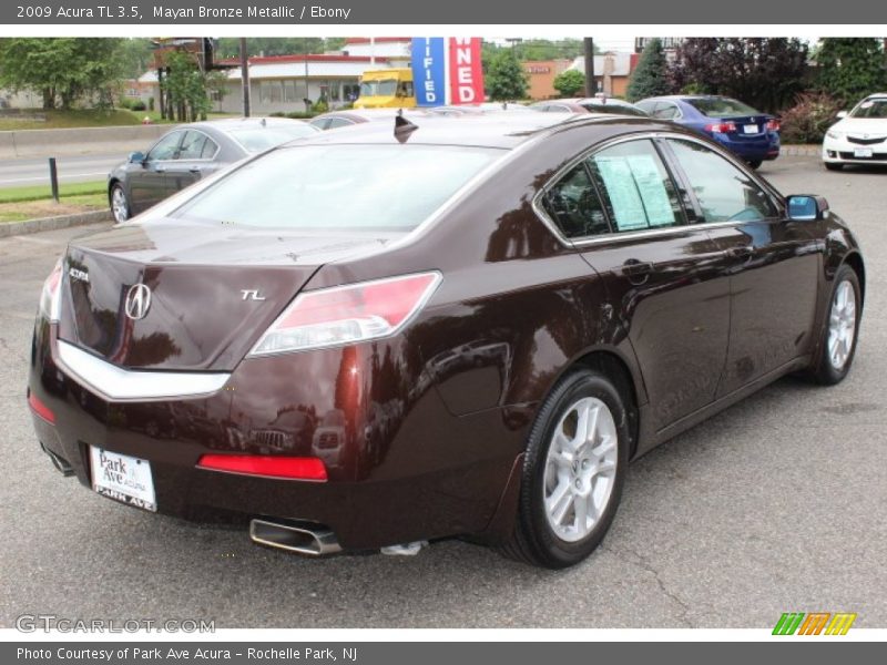 Mayan Bronze Metallic / Ebony 2009 Acura TL 3.5
