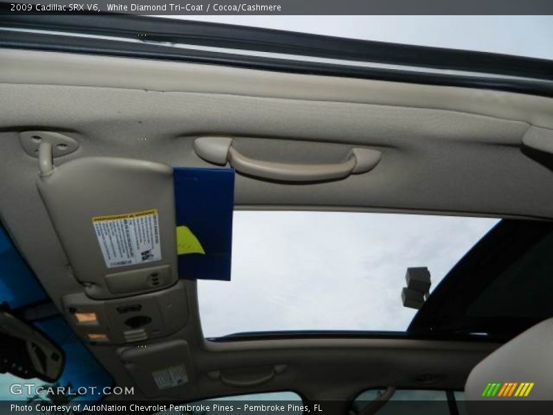 White Diamond Tri-Coat / Cocoa/Cashmere 2009 Cadillac SRX V6