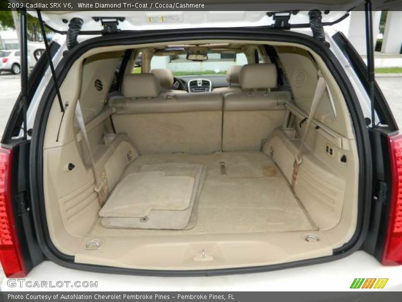 White Diamond Tri-Coat / Cocoa/Cashmere 2009 Cadillac SRX V6