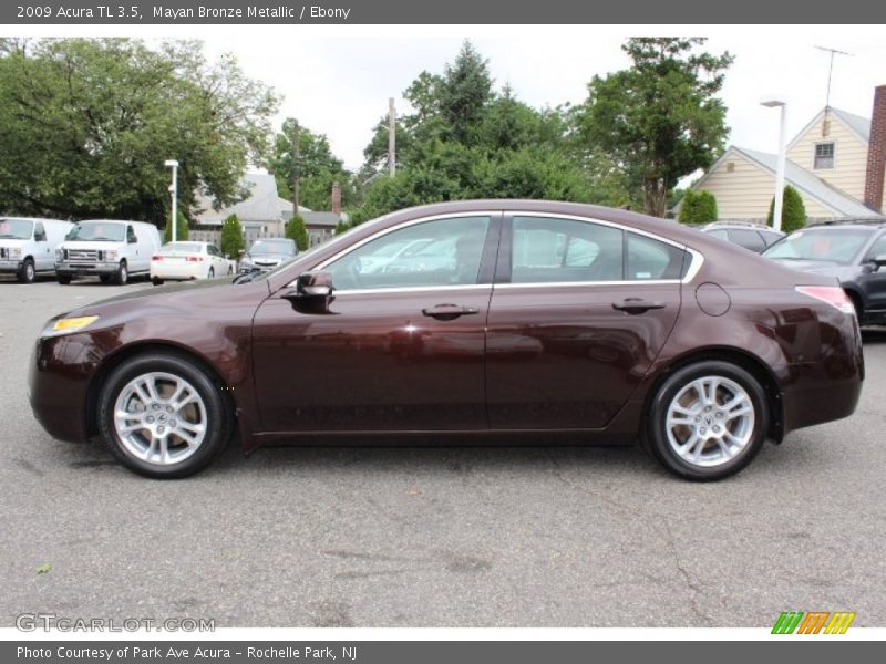 Mayan Bronze Metallic / Ebony 2009 Acura TL 3.5