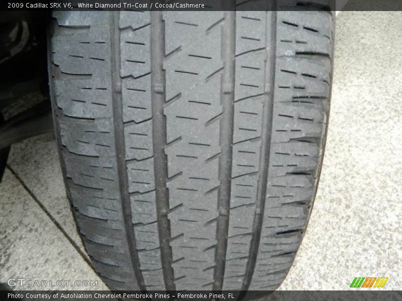 White Diamond Tri-Coat / Cocoa/Cashmere 2009 Cadillac SRX V6