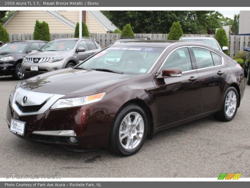 Mayan Bronze Metallic / Ebony 2009 Acura TL 3.5