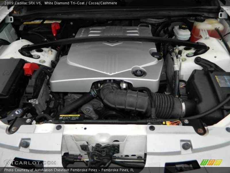 White Diamond Tri-Coat / Cocoa/Cashmere 2009 Cadillac SRX V6