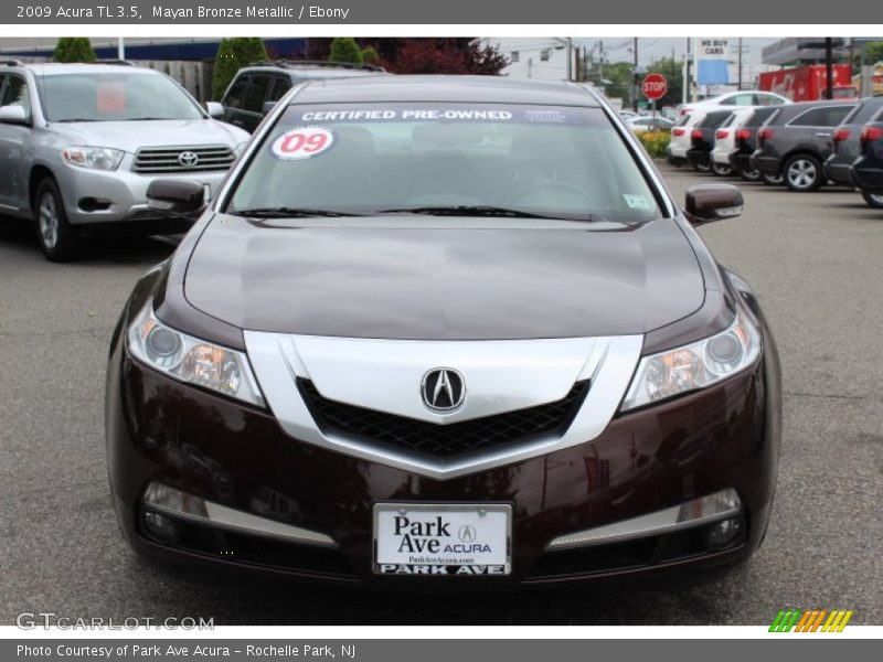 Mayan Bronze Metallic / Ebony 2009 Acura TL 3.5
