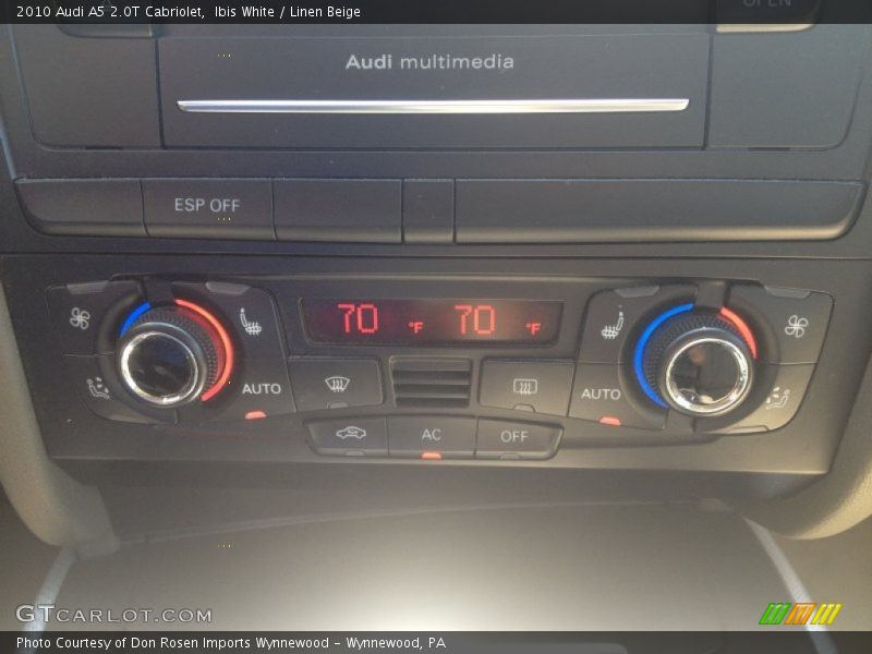 Ibis White / Linen Beige 2010 Audi A5 2.0T Cabriolet