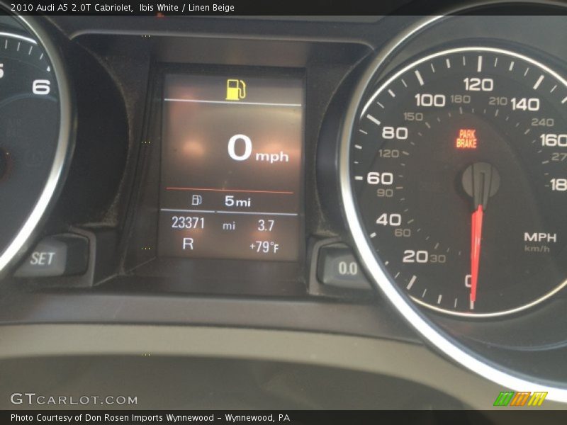 Ibis White / Linen Beige 2010 Audi A5 2.0T Cabriolet