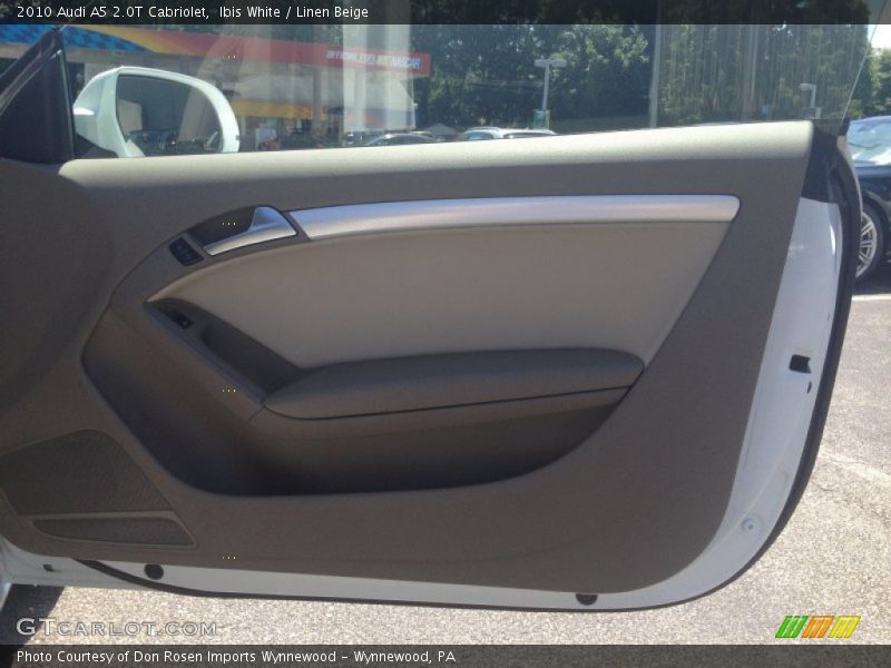 Ibis White / Linen Beige 2010 Audi A5 2.0T Cabriolet