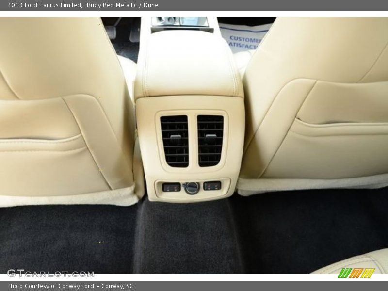 Ruby Red Metallic / Dune 2013 Ford Taurus Limited